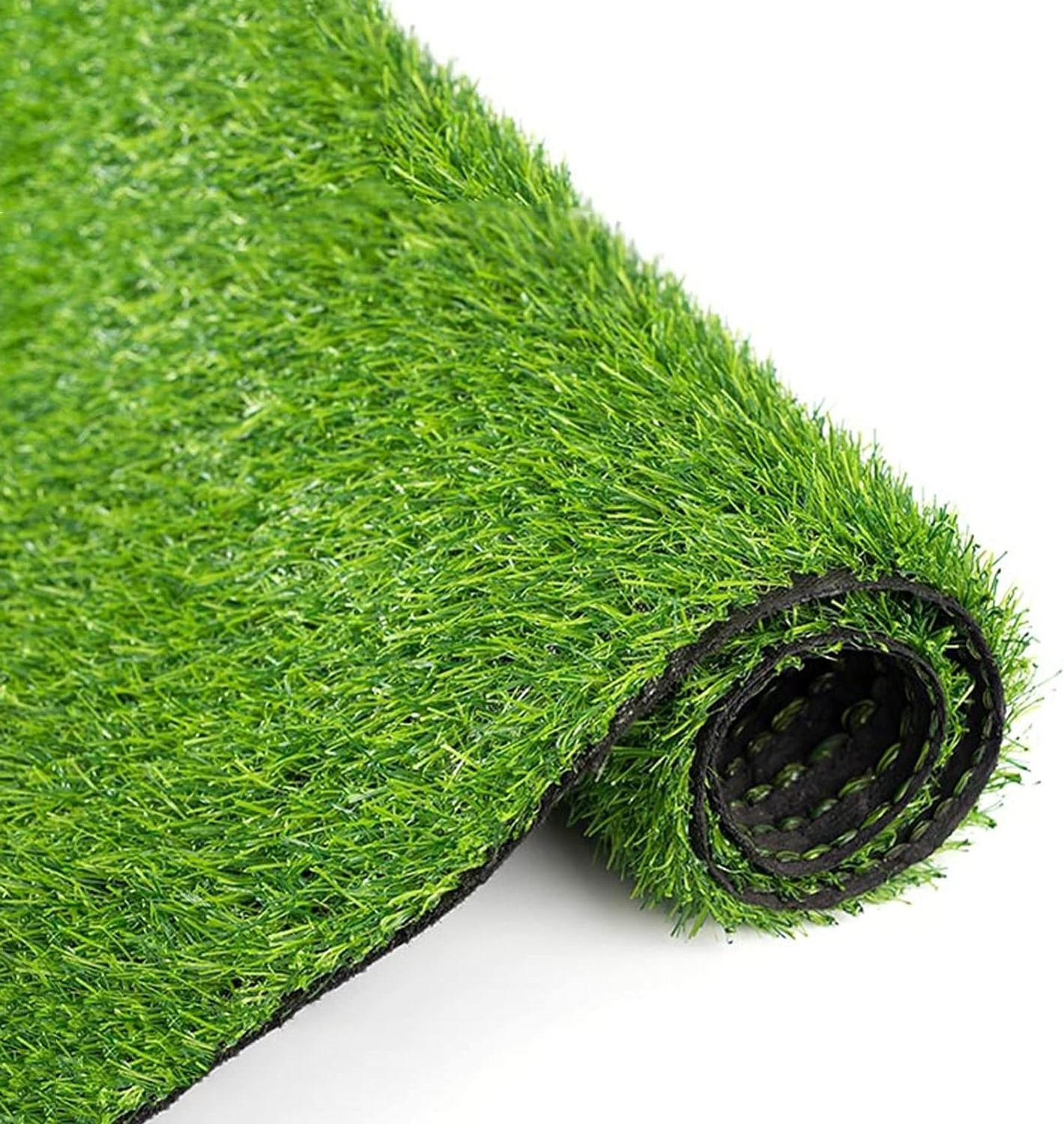 Landscaping sculpture artificial grass without SBR glue synthetic turf without base carpet natural green fake grass