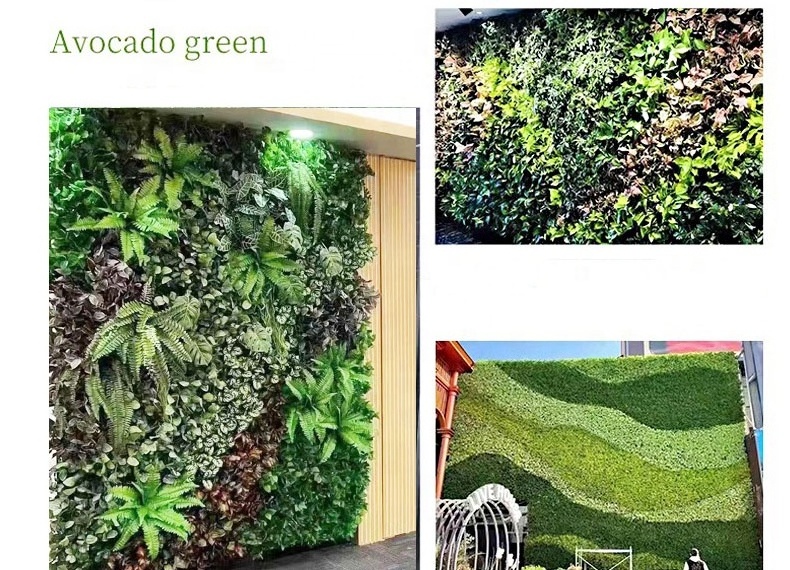 Artificial Grass Wall Boxwood Hedge For Wedding Decoration Garden Landscaping & Decking Plant Decorative Backdrop Faux Green