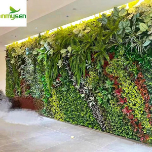 Inmysen outdoor indoor decoration artificial hedge panel Landscape artificial plant grass wall vertical green wall