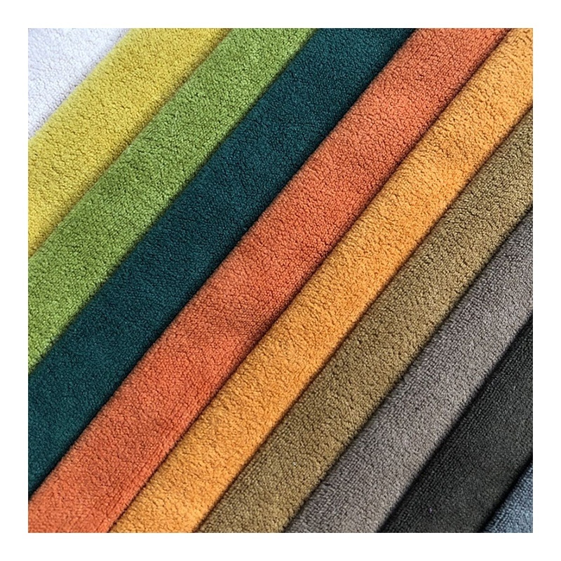 Free Sample cashmere fabric Polyester loose material knitting polyester cashmere for sofa pillow