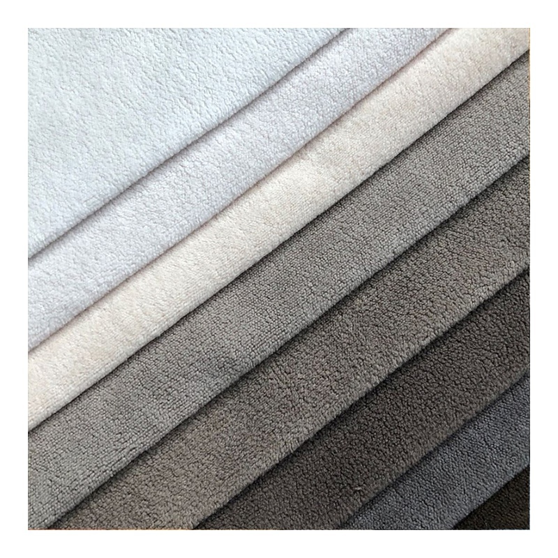 Free Sample cashmere fabric Polyester loose material knitting polyester cashmere for sofa pillow