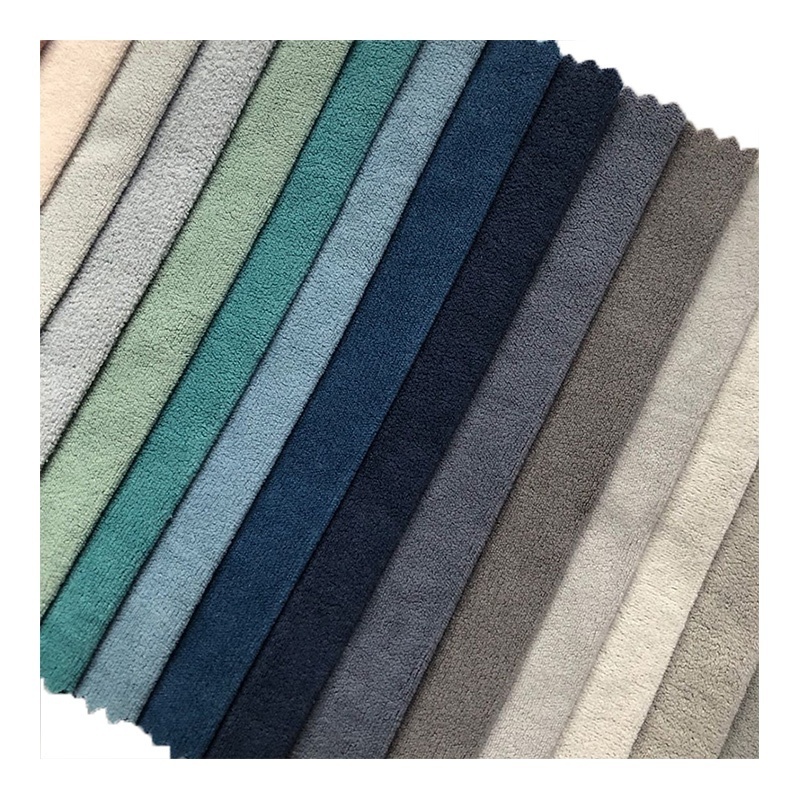 Free Sample cashmere fabric Polyester loose material knitting polyester cashmere for sofa pillow