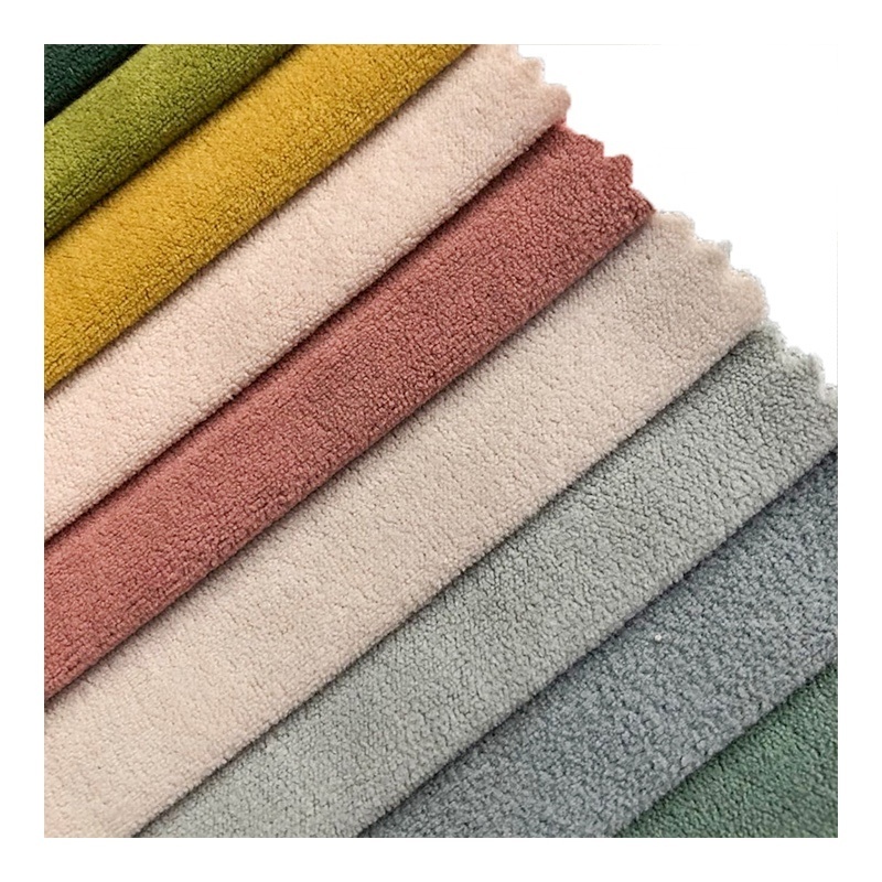 Free Sample cashmere fabric Polyester loose material knitting polyester cashmere for sofa pillow