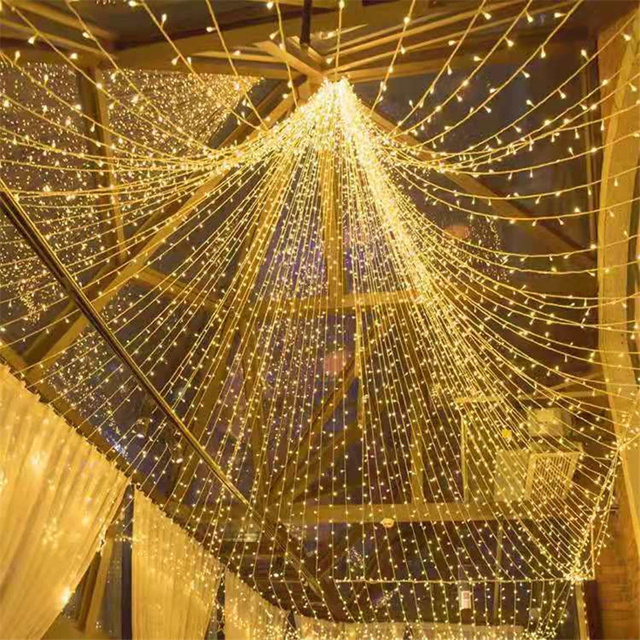 Waterproof Outdoor Home 10M 20M 30M 50M 100M LED Fairy String Lights Wedding Party Festival Christmas Decoration Light