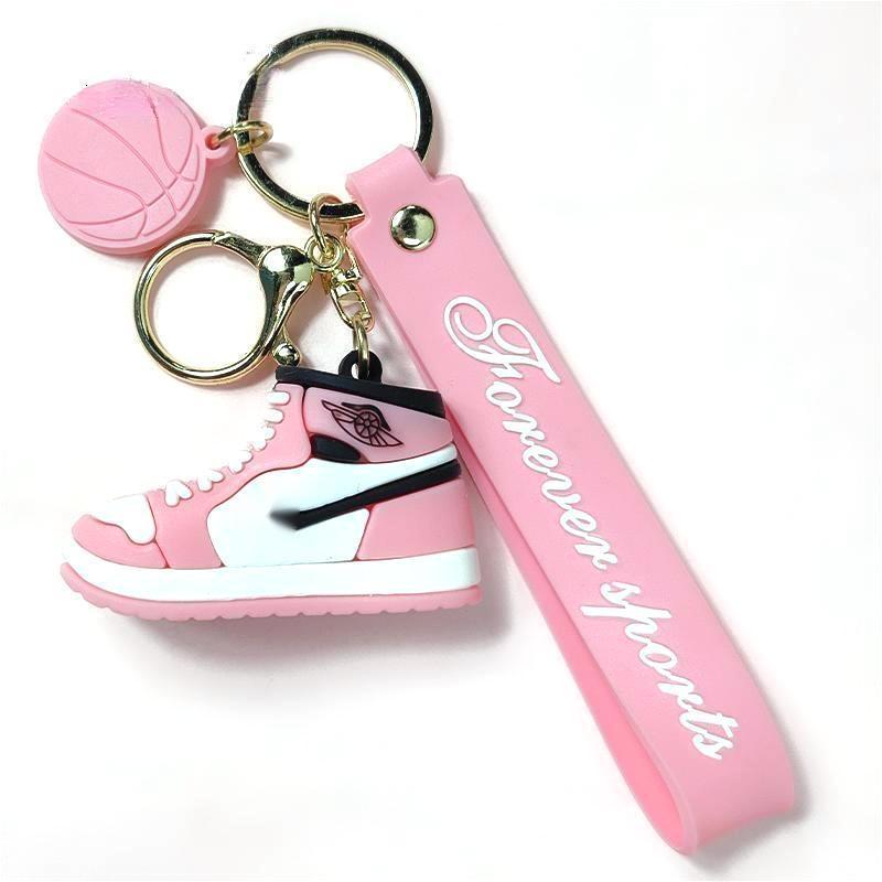 Wholesale cheap AJ basketball sports shoes pendant 3D mini sneaker soft pvc rubber keychain