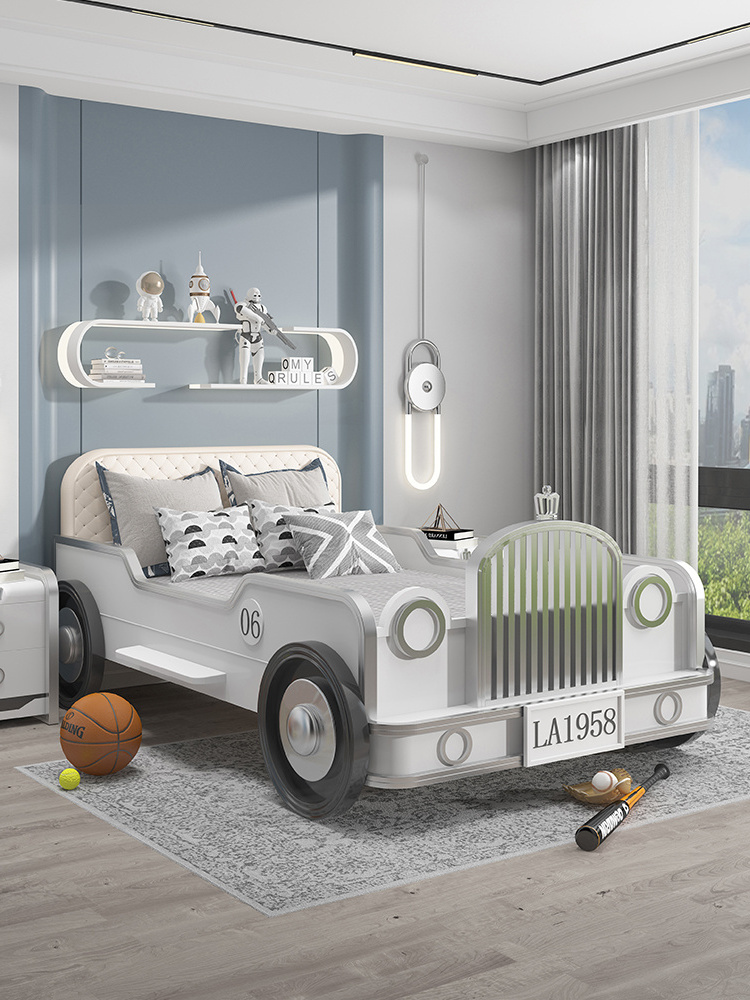 2022  Dubai New Design children's  bed  customized  racing  car bed for kids