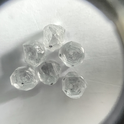 Wholesale HTHP Rough Lab Grown Diamond  White Color Uncut Grade C