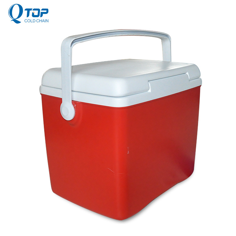 Outdoor Camping Insulated Cooler Box 8L Beverage Plastic Ice Cooler Box for Hiking Fishing Cooler Lunch Box