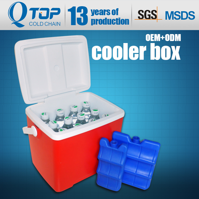 Outdoor Camping Insulated Cooler Box 8L Beverage Plastic Ice Cooler Box for Hiking Fishing Cooler Lunch Box