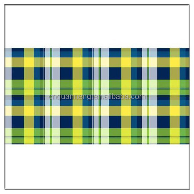 hot Selling 100% Polyester Plaid dress yarn dyed Polyester grid School Uniform Fabric