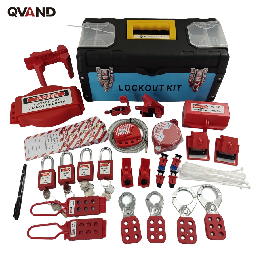 QVAND Industrial Safety Electrical Plastic lockout tagout Lock out tag out Kits