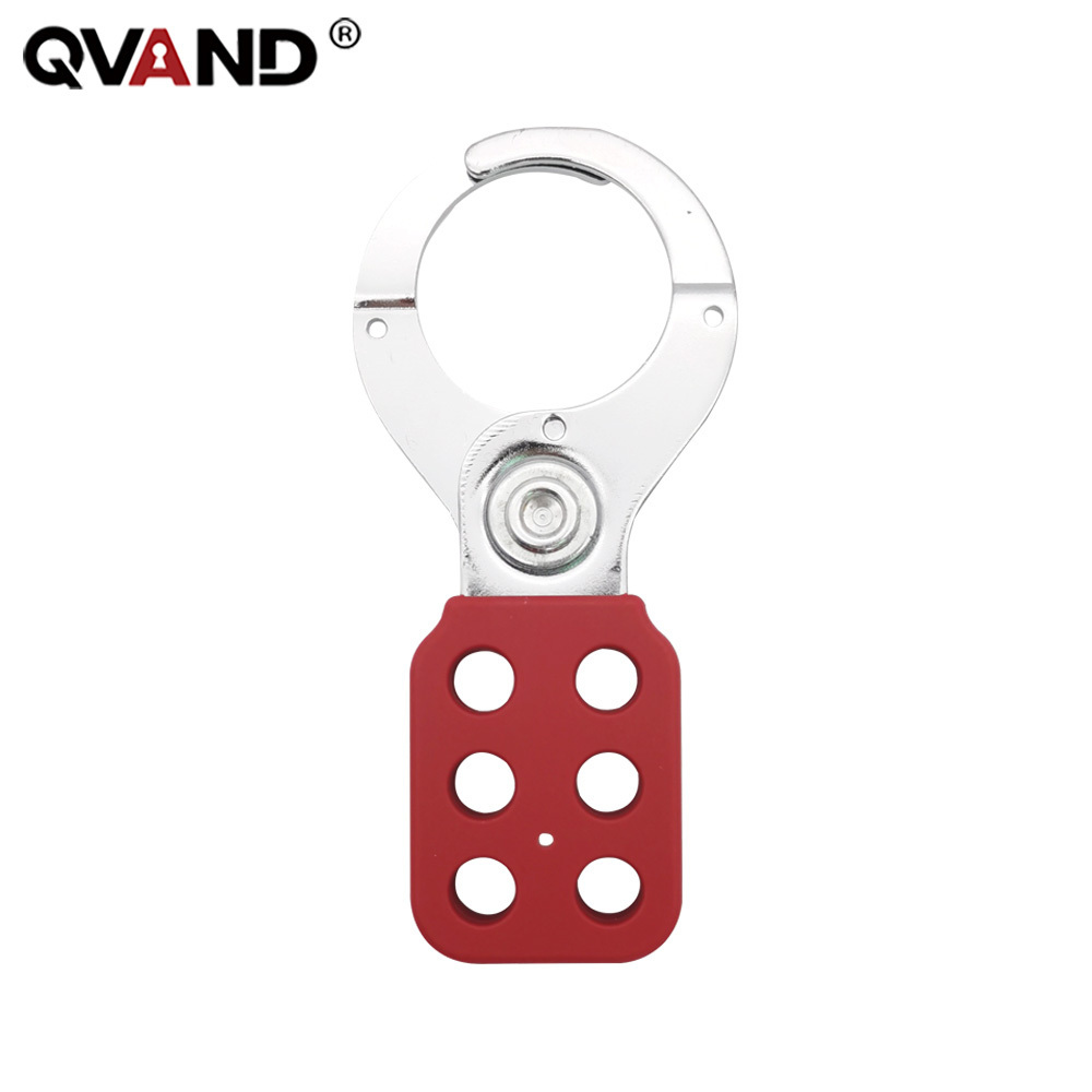 QVAND  38mm group lockout safety security steel hasp master lock LOTO hasp lockout