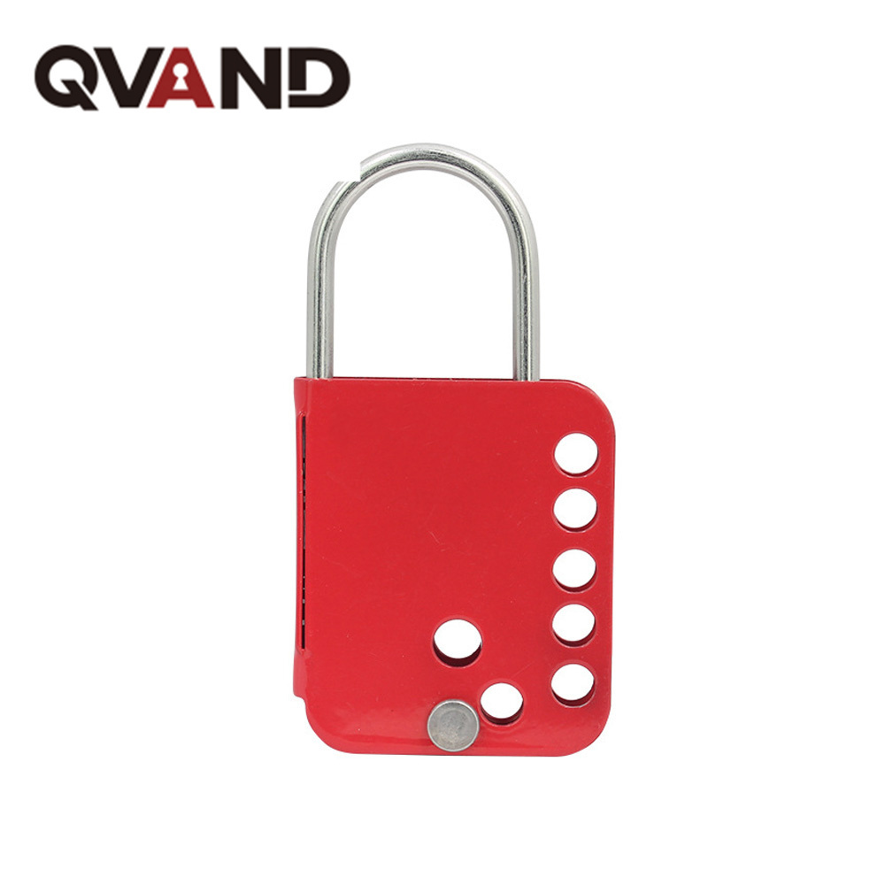 QVAND  safety Butterfly Tamper Hasp Lockout Heavy Duty Steel Lockout Hasp