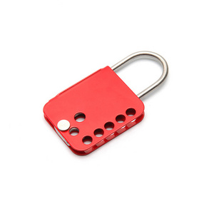 QVAND  safety Butterfly Tamper Hasp Lockout Heavy Duty Steel Lockout Hasp