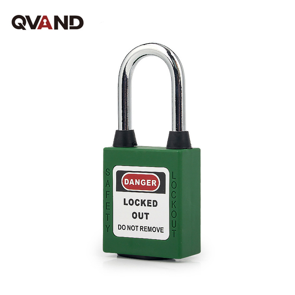 QVAND 38mm Dustproof Padlock Steel Shackle Padlock Safety Lockout