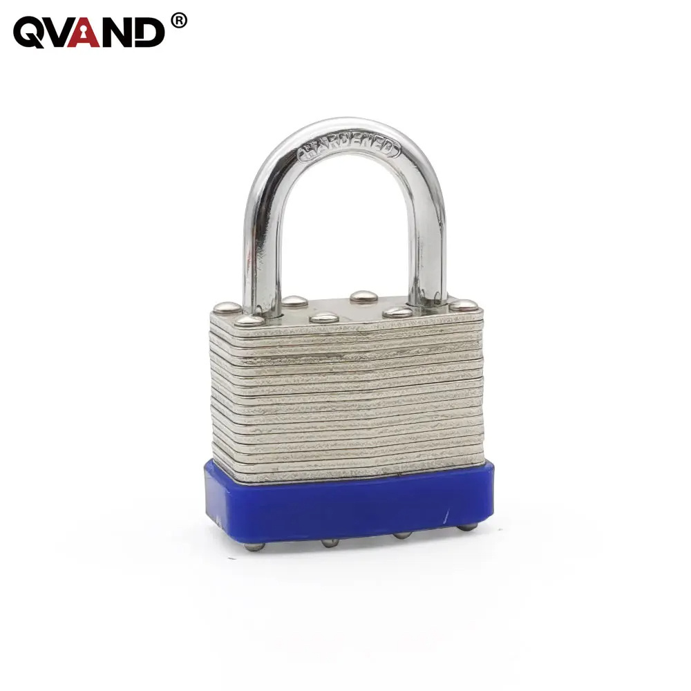 QVAND Oem Master Long Steel Shackle Safety Padlock LOTO Lockout Laminated Steel Safety Padlocks Master Key Lock