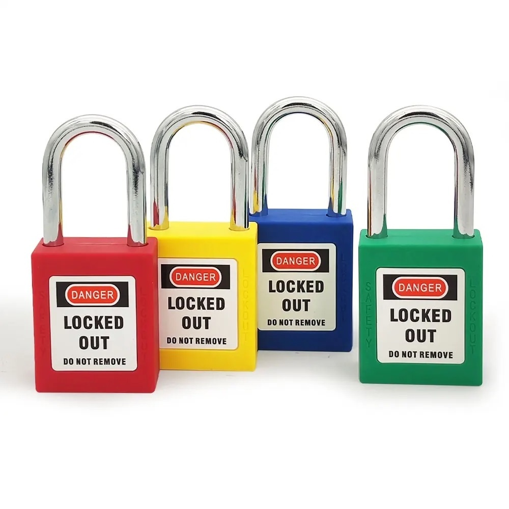 QVAND 38mm osha loto padlock safety lockout tagout locks master keyed alike padlocks