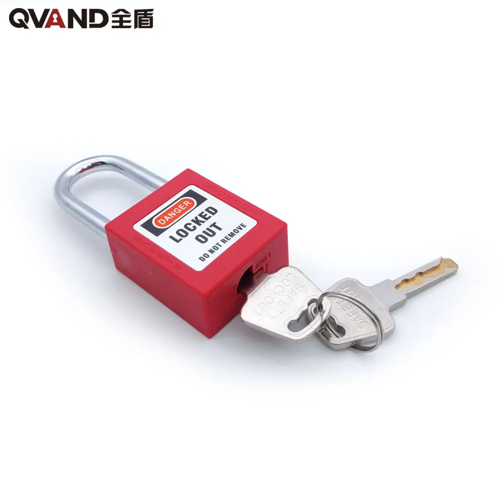 QVAND 38mm osha loto padlock safety lockout tagout locks master keyed alike padlocks