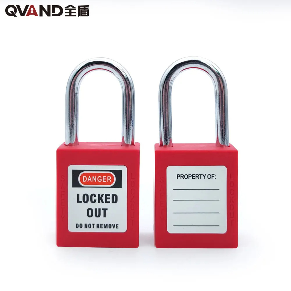 QVAND 38mm osha loto padlock safety lockout tagout locks master keyed alike padlocks