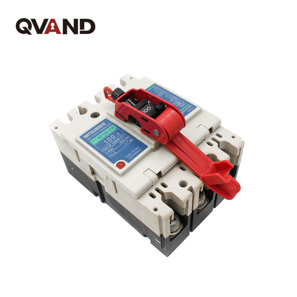 QVAND ABS Plastic Safety LOTO Lockout Electrical Miniature Circuit Breaker Lockout Device