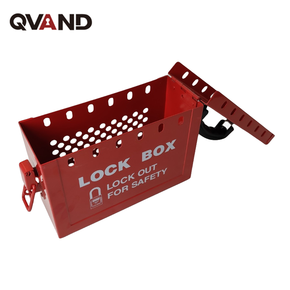 QVAND industrial group lock box steel lockout kit for safety tool box