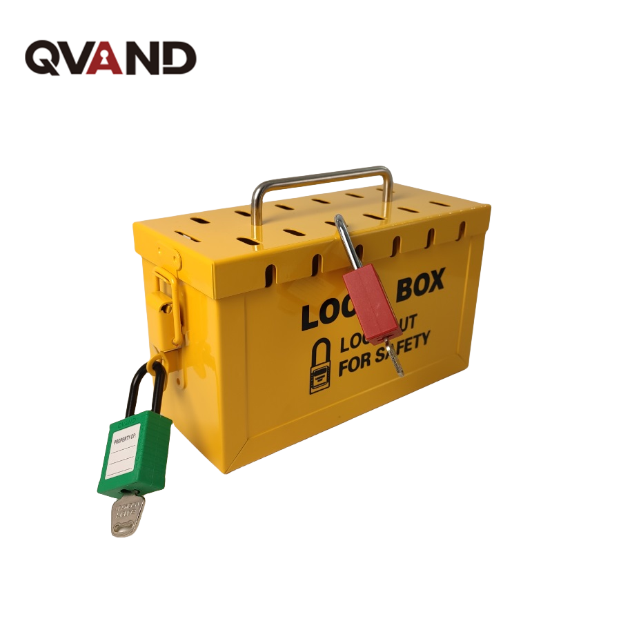 QVAND China loto group lock box lockout tagout kit box for safety