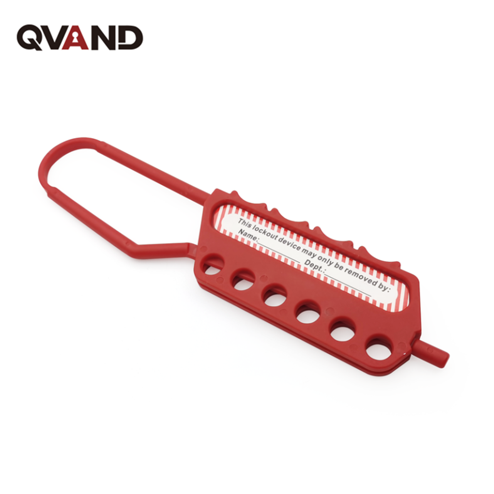 QVAND  6 HOLES Non-conductive PA nylon plastic HASP Lockout LOTO  products Buckle lock