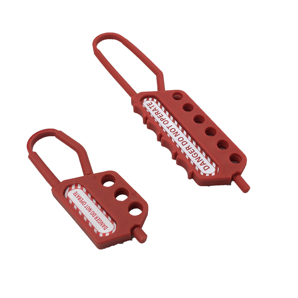 QVAND  6 HOLES Non-conductive PA nylon plastic HASP Lockout LOTO  products Buckle lock