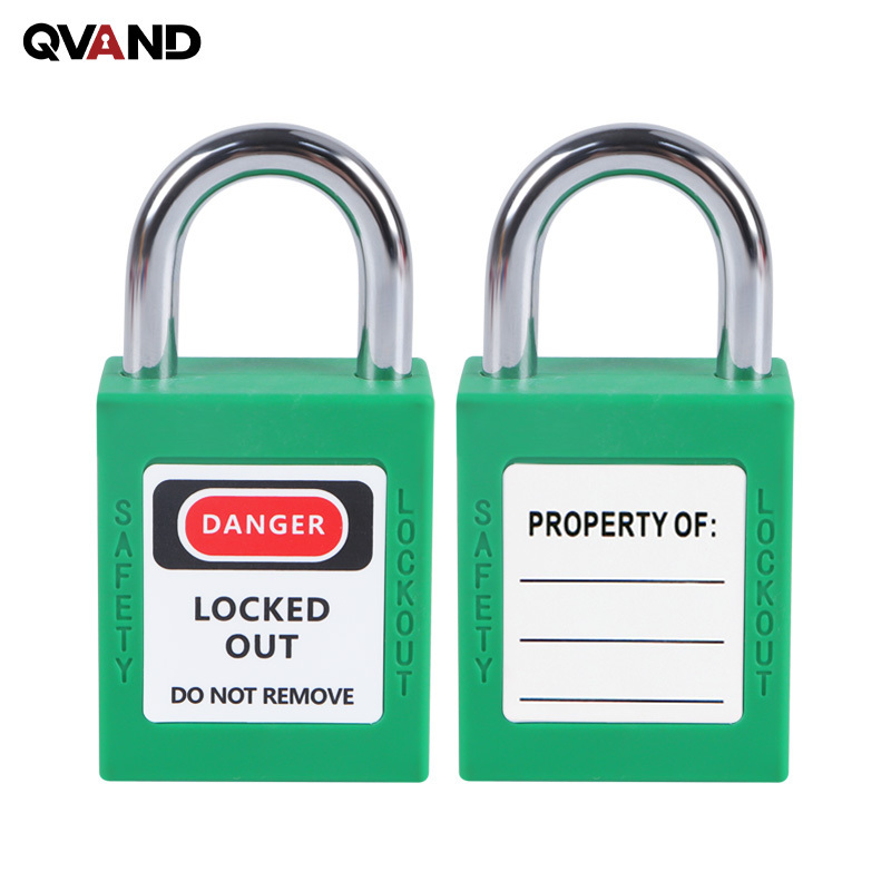 OSHA-Compliant Green Stainless Steel Lockout Tagout Safety Padlocks with Master Key Lockspadlock LOTO Padlock