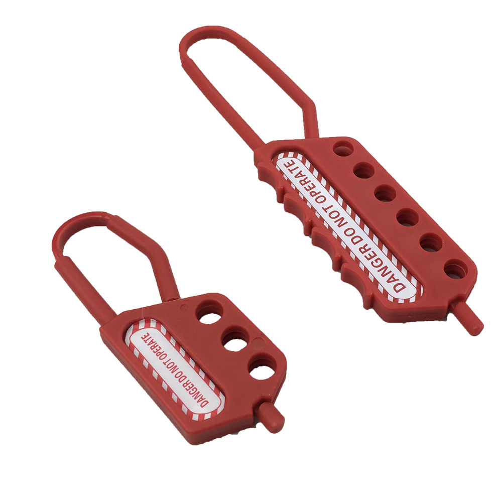 QVAND Padlock Hasp Plastic LOTO Hasp Safety Lockout Tagout Devices