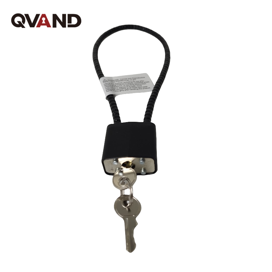 QVAND  Steel Cable Hand Gun trigger luggage  Tool box Lock