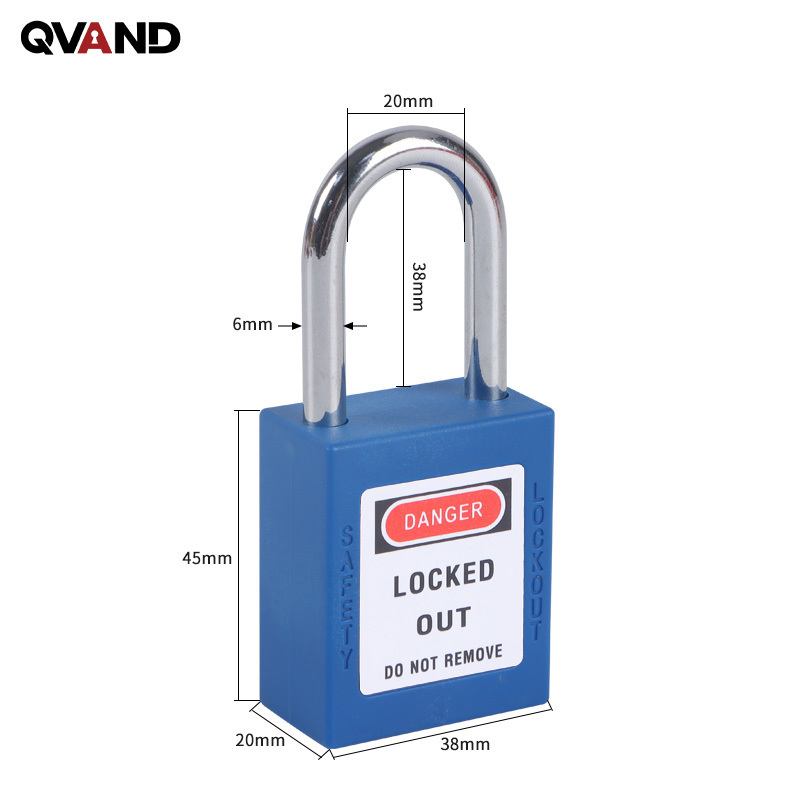 Industrie LOTO Safety Padlock Device Locked with Keyed Alike Feature for Lockout-Tagout Equipment Overhaul