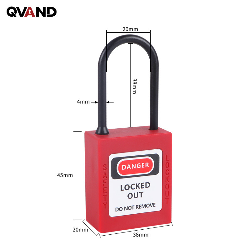 Security Lock Plastic Safety Padlock Supplier Insulated Isolation Safety Lockout Padlocks with same key