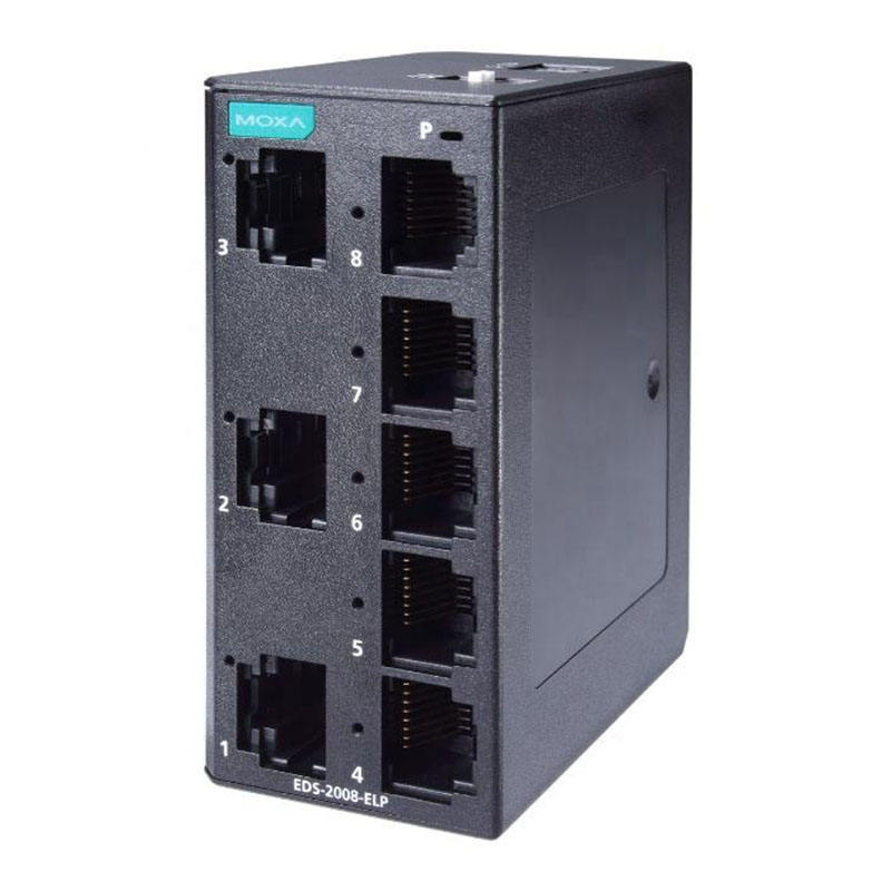 Sale Moxa 8-port Entry-level Unmanaged Ethernet Switch Eds-2008-elp Industrial Network Switch