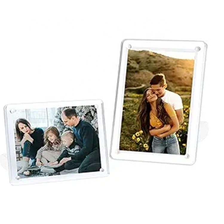 High quality multipurpose customized clear acrylic photo frame and acrylic puzzle photo frame acrylic photo frame roses