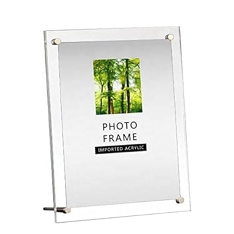 High quality multipurpose customized clear acrylic photo frame and acrylic puzzle photo frame acrylic photo frame rose