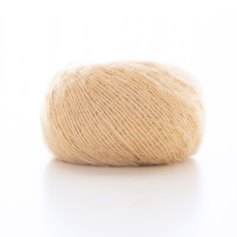 2022 Hot Sale China Goods Knitting 6s/3.3s Mohair Wool Cone Yarns Mohair Chunky Wool Yarn