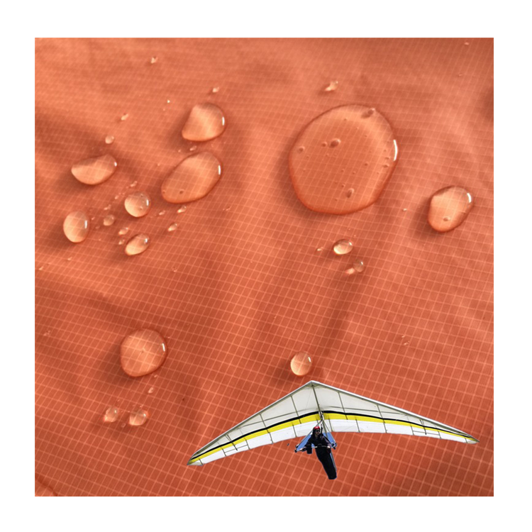 Air Umbrella Waterproof Pu Coating Vinyl Silicone Coated 100% Nylon 15d Rip Stop Fabric For Hammock Parachute Camp Tent