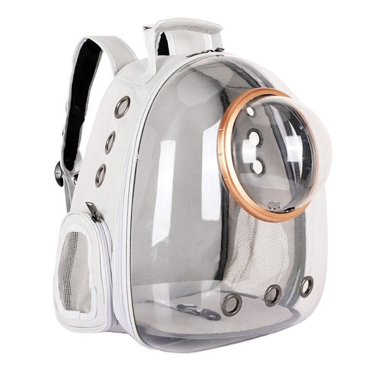 pet carrier backpack  capsule bubble transparent backpack for cats and puppies