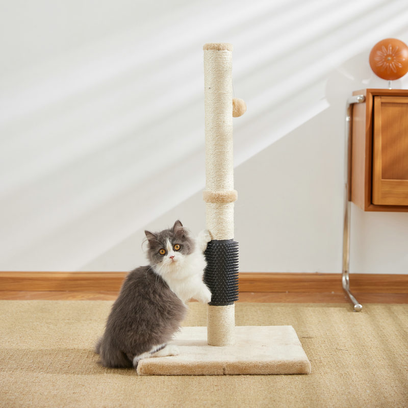 Cat Scratching Post Climbing Frame Tree House Modern  Tower Scratching Post Cat Trees & Scratcher Wood Cat Trees