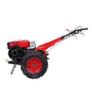 Lawn mower tractor cultivator tiller power weeder used 10hp walking tractor for sale