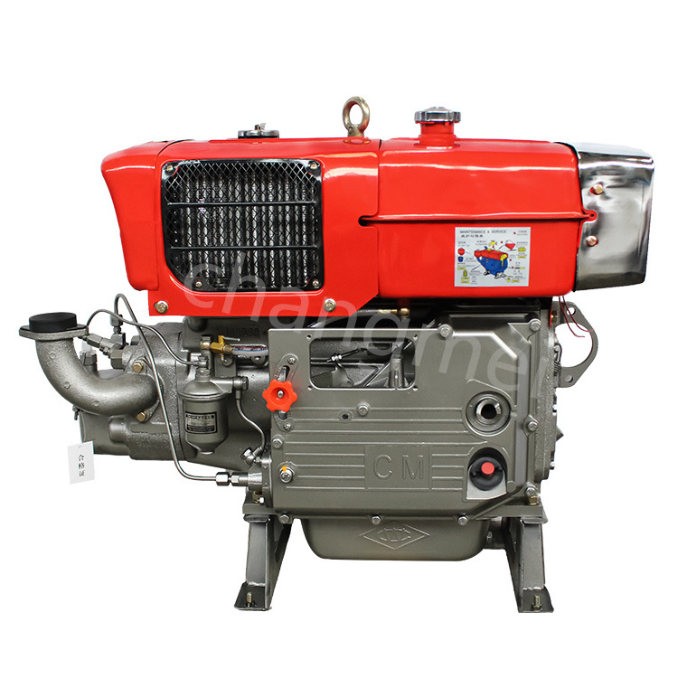 zs1100 Water-cooled Electric start diesel tractor  engine ZS1100M  marine Single cylinder diesel engine 15hp motor diesel