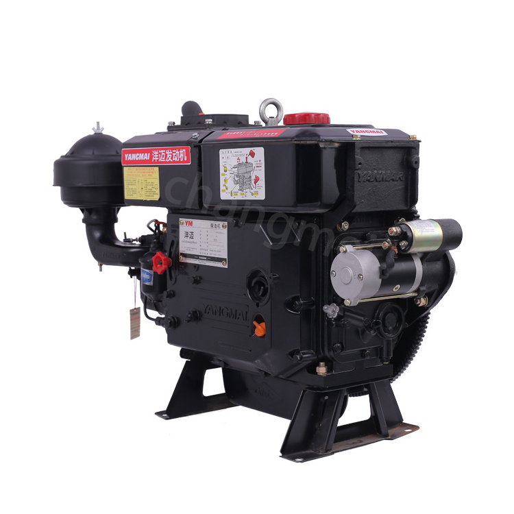 single cylinder outboard diesel engine for sale YM1105 18hp yangmai marine diesel engine