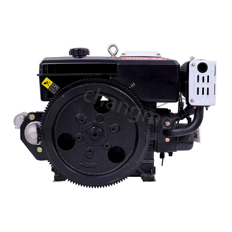 yangmai Series 22hp Small Mini Diesel Engine 1 Single Cylinder Diesel Engine for Marine Ships