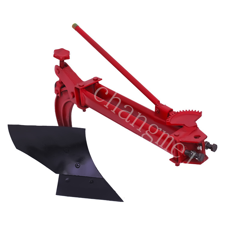 Wholesale Cheap Ridger Plough Walking Tractor with double Plough Hand Ploughing Machine