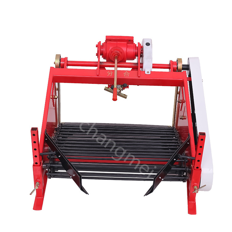 Multifunction Potato Harvester Hand  Walking Mini Tractor Garlic Peanut Sweet Potato Reaper