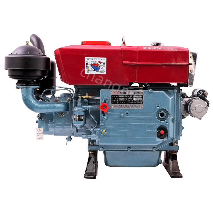 1115 diesel engine  22hp electric start marine diesel engine With radiator zs1115 water pump with diesel engine