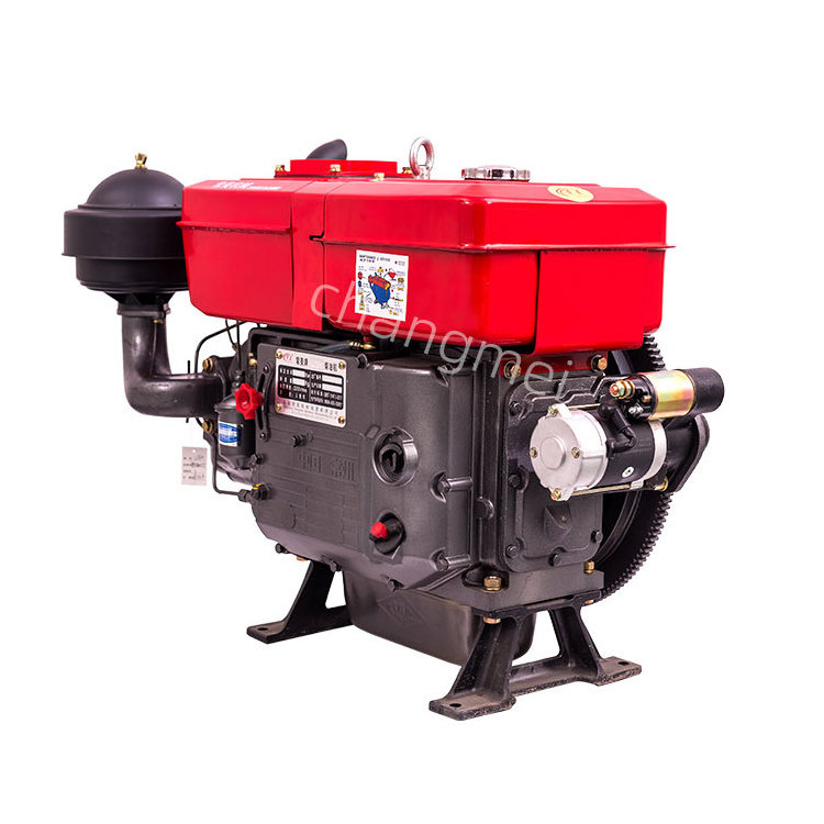 S1125 Single Cylinder Water Cooled Diesel Engines ZS1125 28hp marine diesel engine