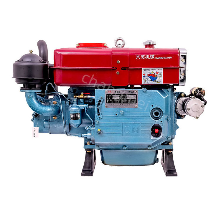 water pump 20hp with diesel engine zs1105 zs1110  electric start marine diesel engine 18hp diesel engine