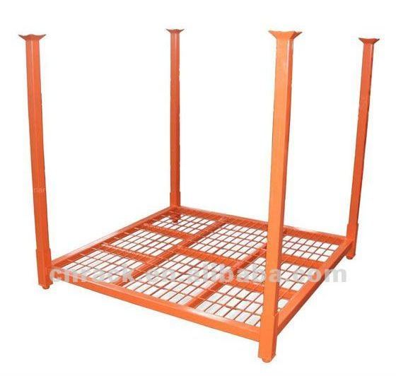 Stacking pallet heavy duty stack rack galvanized for outdoor storage portable